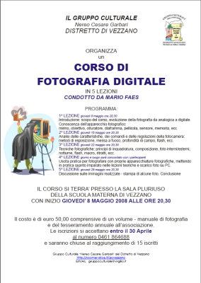 locandina foto digitale