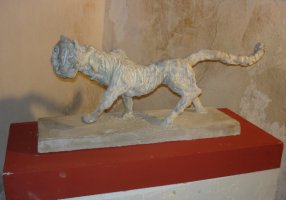 scultura gatto