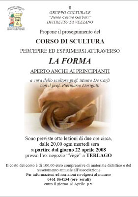 locandina scultura