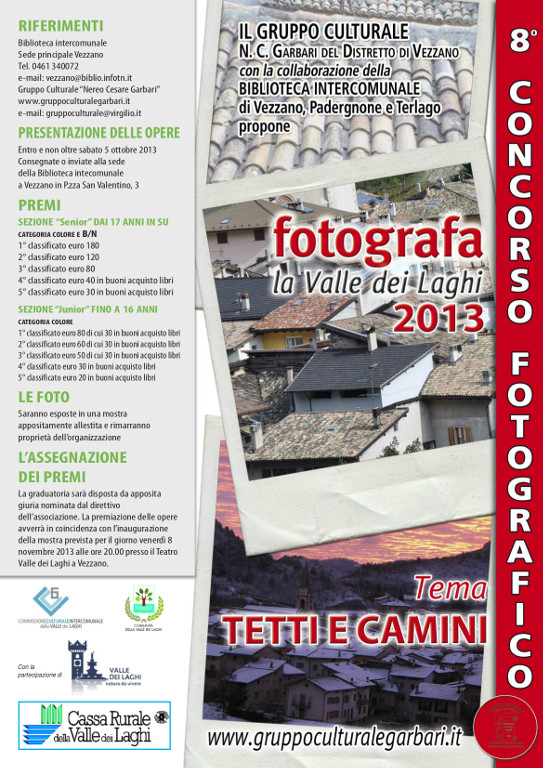 Locandina concorso tetti e camini